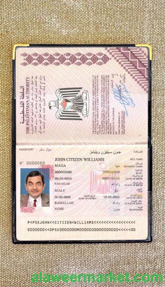 Palestine passport photo look